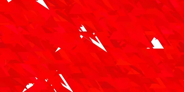 Светло Красная Векторная Раскладка Треугольными Формами Великолепная Абстрактная Иллюстрация Треугольными — стоковый вектор