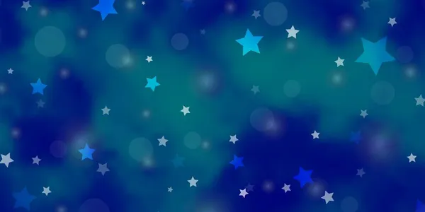 Light Blue Διανυσματικό Πρότυπο Κύκλους Αστέρια — Διανυσματικό Αρχείο