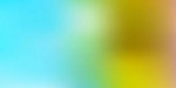 Світло Блакитний Жовтий Векторний Абстрактний Шаблон Розмивання Блискуча Барвиста Розмита — стоковий вектор