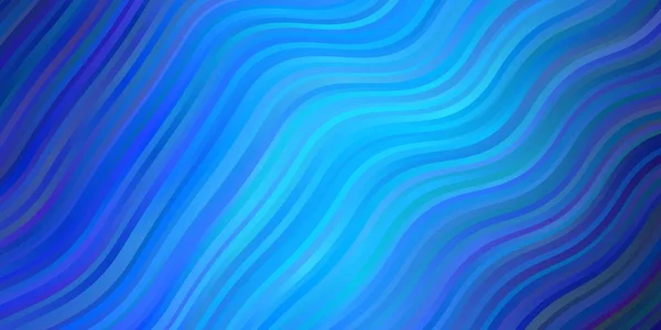 Lichtblauwe Vector Textuur Met Krommen — Stockvector
