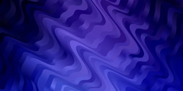 Light Purple Vektorschablone Mit Kurven — Stockvektor