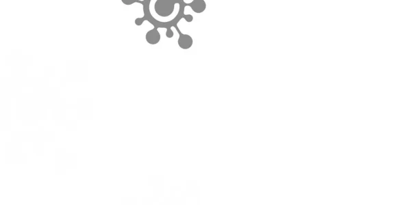 Шаблон Светло Серого Вектора Гриппом Абстрактная Иллюстрация Биологическими Градиентными Формами — стоковый вектор