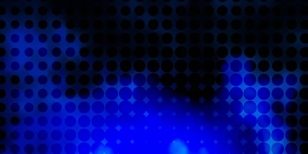 Diseño Vectorial Luz Azul Con Formas Círculo — Vector de stock