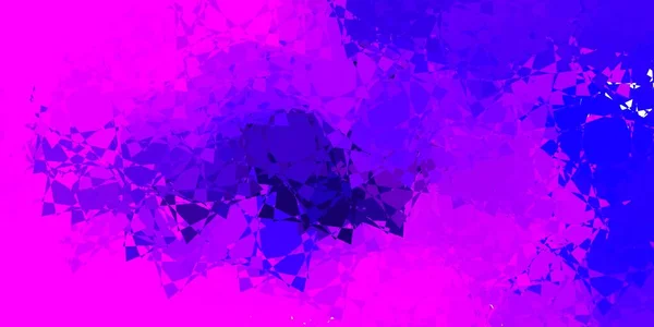 Světle Fialová Růžová Vektorová Šablona Trojúhelníkovými Tvary Trojúhelníkové Tvary Barevným — Stockový vektor