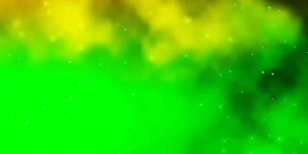 Light Green Κίτρινη Διανυσματική Διάταξη Φωτεινά Αστέρια Διακοσμητική Απεικόνιση Αστέρια — Διανυσματικό Αρχείο