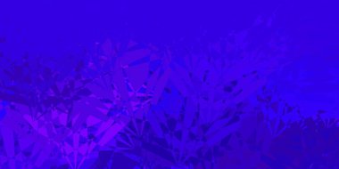 Açık Mor, üçgenli pembe vektör arkaplan. Modern tarzda üçgen şekilli akıllı soyut çizimler. Reklamlar için şablon.