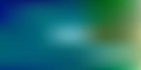 Hellblauer Grüner Vektorverlauf Verschwimmt Hintergrund Leuchtend Bunte Unschärferelation Abstraktem Stil — Stockvektor