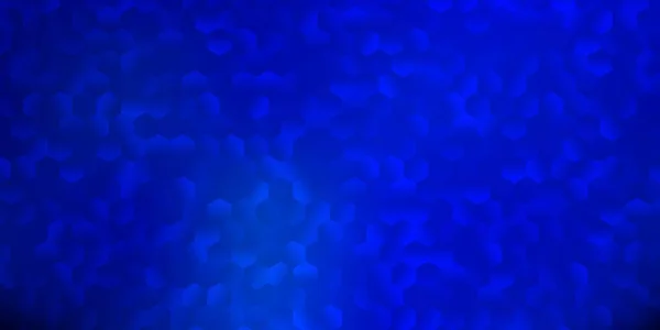 Светло Голубой Векторный Фон Шестиугольными Фигурами Абстрактные Разноцветные Шестиугольники Размытом — стоковый вектор