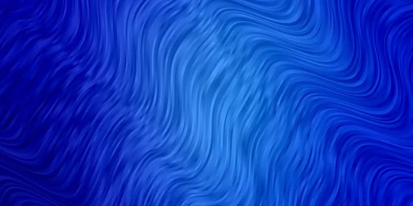 Fond Vectoriel Bleu Clair Avec Lignes Courbes — Image vectorielle