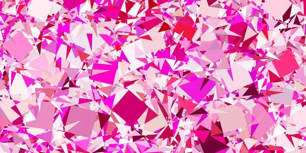 Diseño Vectorial Rosa Claro Con Formas Triangulares Formas Triangulares Con — Vector de stock