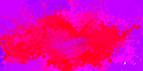 Světle Fialová Růžová Vektorová Šablona Trojúhelníkovými Tvary Vynikající Abstraktní Ilustrace — Stockový vektor