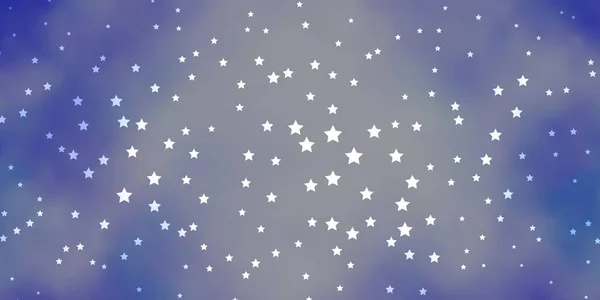Texture Vectorielle Bleu Foncé Avec Belles Étoiles Illustration Colorée Avec — Image vectorielle
