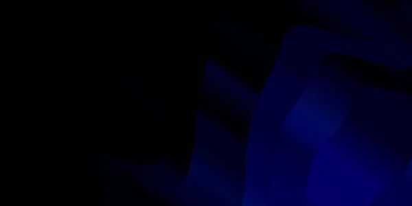Темний Векторний Фон Blue Круглою Дугою — стоковий вектор