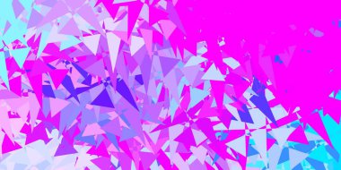 Koyu pembe, soyut şekilli yeşil vektör şablonu. Soyut tarzda renkli şekilli bir illüstrasyon. İşiniz için akıllı tasarım.