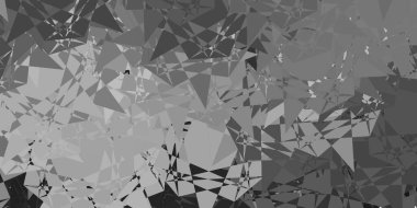 Üçgenli Light Gray vektör arkaplanı. Üçgen şekilli, şekilli muhteşem soyut çizimler. Reklamlar için şablon.