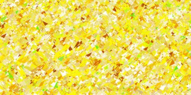 Açık yeşil, üçgen şekilli sarı vektör şablonu. Soyut renkli üçgen şekilli illüstrasyon. Reklamlar için şablon.