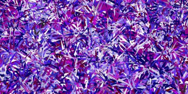 Açık pembe, rastgele üçgenli mavi vektör dokusu. Üçgen şekilli, şekilli muhteşem soyut çizimler. İniş sayfaları.