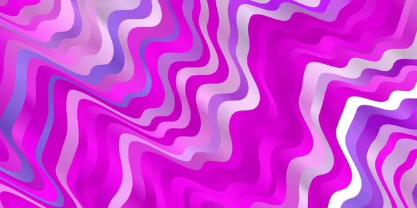 Violet Clair Fond Vectoriel Rose Avec Des Courbes Illustration Abstraite — Image vectorielle