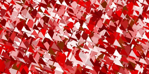 Hellgrüner Roter Vektorhintergrund Mit Polygonalen Formen Illustration Mit Abstrakten Bunten — Stockvektor