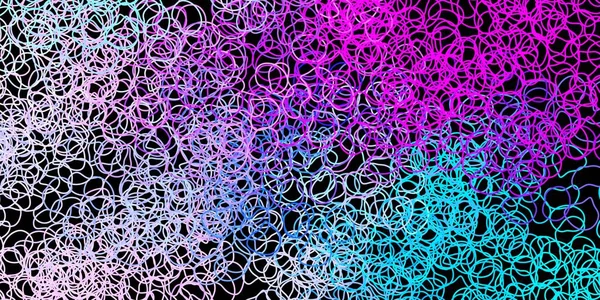 Koyu pembe, Memphis şekilli mavi vektör dokusu. Basit bir şekilde gradyan olan renkli soyut biçimler. Duvar kağıdı seti için zarif tasarım.