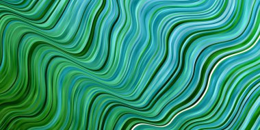 Açık Mavi, kıvrımlı yeşil vektör dokusu.