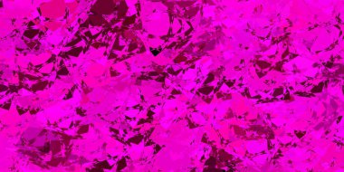 Rastgele üçgenli açık pembe vektör dokusu. Modern tarzda üçgen şekilli akıllı soyut çizimler. Reklamlar için şablon.