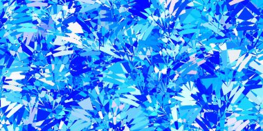 Açık Pembe, mavi vektör arkaplan üçgenli, çizgili. Modern tarzda üçgen şekilli akıllı soyut çizimler. Reklamlar için şablon.