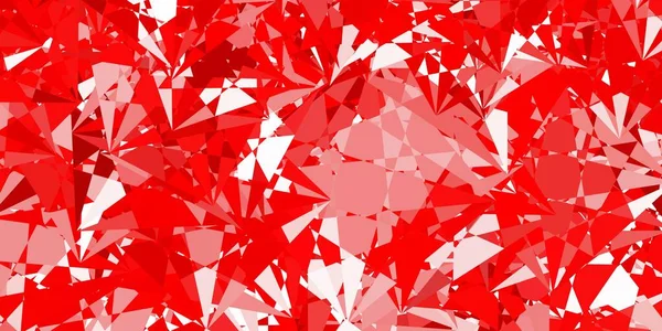 Light Red Vector Backdrop Triangles Lines Magnificent Abstract Illustration Triangular — Stock Vector