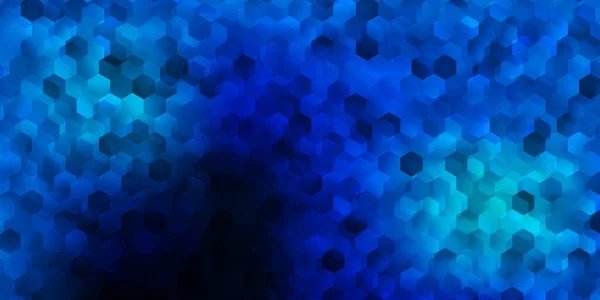 Textura Vectorial Azul Oscuro Con Hexágonos Colores Diseño Inteligente Estilo — Vector de stock