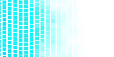 Dikdörtgenli hafif Mavili vektör arkaplanı. Renkli dikdörtgenlerle soyut gradyan çizimi. Reklamlar ve reklamlar için desen.