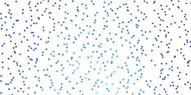 Neon yıldızlı koyu mavi vektör şablonu.