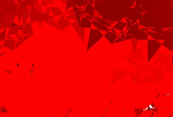 Шаблон Светло Красного Вектора Треугольными Фигурами Треугольные Фигуры Красочным Градиентом — стоковый вектор
