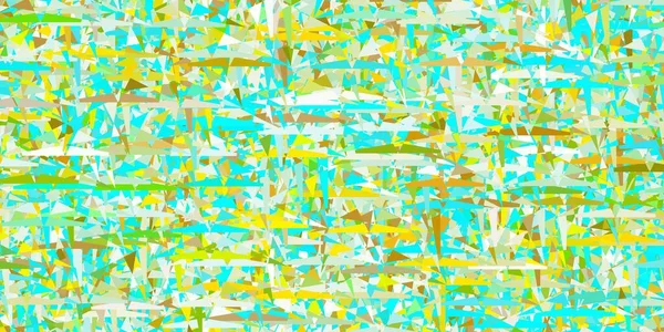Jasnoniebieski Żółty Wektor Tekstury Stylu Trójkątnym Abstrakcyjne Gradientowe Ilustracje Trójkątami — Wektor stockowy