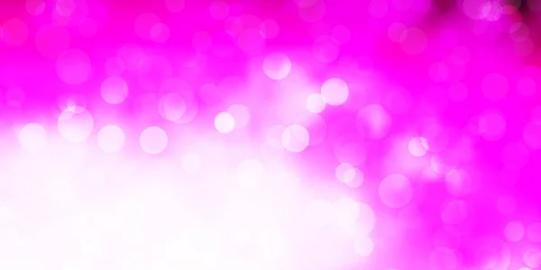 Светло Розовый Вектор Фона Кругами — стоковый вектор