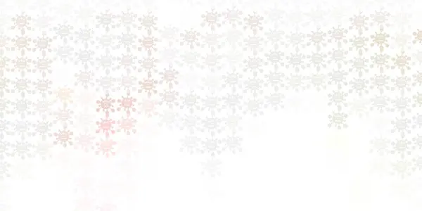 Rose Clair Fond Vectoriel Bleu Avec Des Symboles Virus Illustration — Image vectorielle