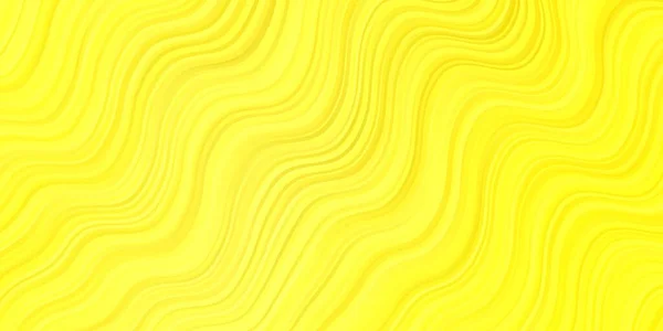 心配線で明るい黄色のベクトルレイアウト 曲線で新しいカラフルなイラストをブランド ビジネスブックレット チラシのパターン — ストックベクタ