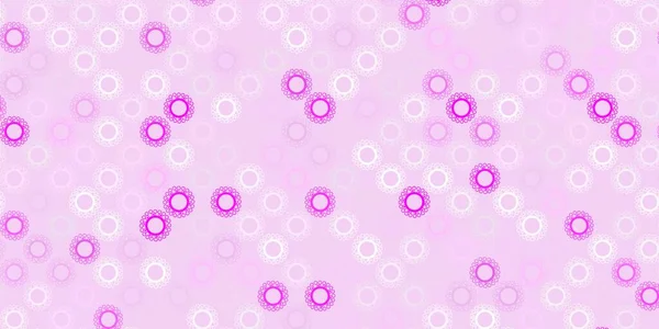 Light Purple Vector Texture Disease Symbols Simple Design Abstract Style — Stock Vector