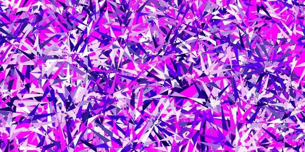 Fond Vectoriel Violet Clair Aux Formes Polygonales Magnifique Illustration Abstraite — Image vectorielle