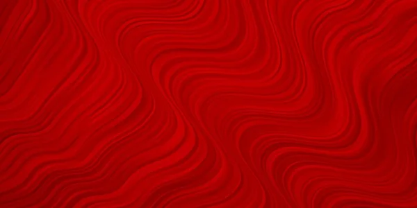 Light Red Vector Background Bent Lines — Stock Vector