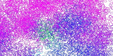 Koyu pembe, çizgili mavi vektör şablonu. Çizgili soyut gradyan çizimi. Broşürler, broşürler için desen.