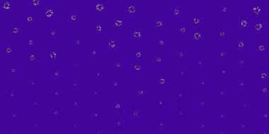 Açık pembe, baloncuklu sarı vektör arka planı. Doğa tarzında rengarenk çizimler. Web siteleri için desen.