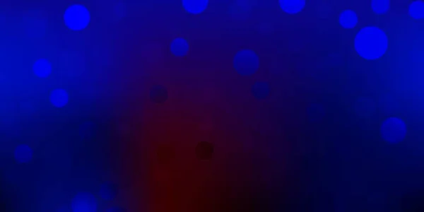 Dark Blue Red Vector Backdrop Dots Modern Abstract Illustration Colorful — 图库矢量图片