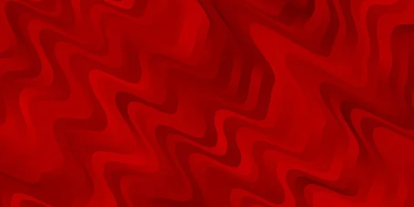 Светло Красный Векторный Фон Кривыми Абстрактная Иллюстрация Бандитскими Линиями Шаблон — стоковый вектор