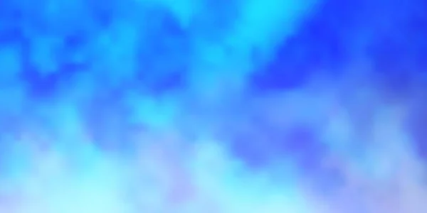 Textura Vectorial Azul Claro Con Cielo Nublado Nubes Coloridas Abstractas — Archivo Imágenes Vectoriales