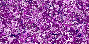 Rastgele üçgenli açık mor vektör dokusu. Soyut tarzda, üçgen ve çizgilerle basit bir tasarım. Insperarion için tasarımı başlat.