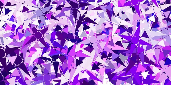 Luz Púrpura Patrón Vectorial Rosa Con Formas Poligonales Ilustración Material — Archivo Imágenes Vectoriales