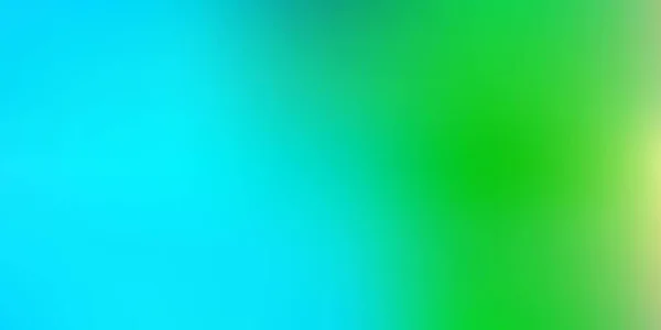 Ljusblå Grön Vektor Abstrakt Suddigt Mönster Suddig Färgstark Illustration Helt — Stock vektor