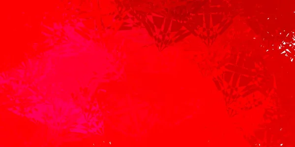 Светло Розовая Красная Векторная Текстура Случайными Треугольниками Иллюстрация Абстрактными Красочными — стоковый вектор