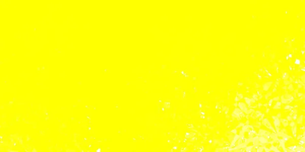 Light Green Yellow Vector Backdrop Triangles Lines Web Material Illustration — Stock vektor