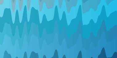 Dairesel yay ile hafif BLUE vektör arkaplanı.